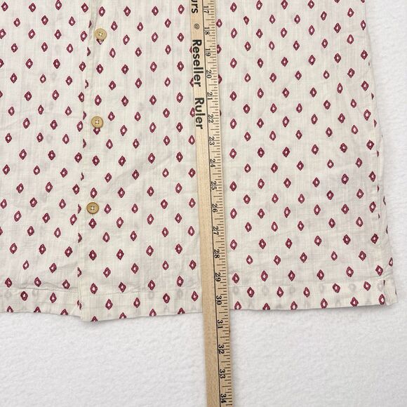 Ted Baker Shirt Men’s‎ Size 6 US 2XL Short Sleeve Button Up Geometric Print NEW - Picture 11 of 11